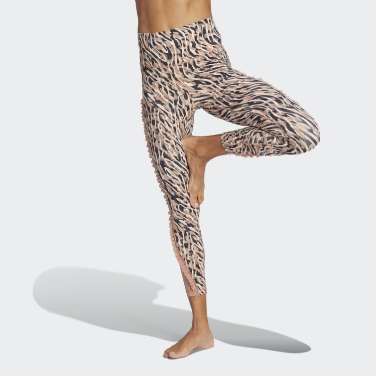 Adidas Leggings écru Teinté Yoga Studio Clash Print 7/8