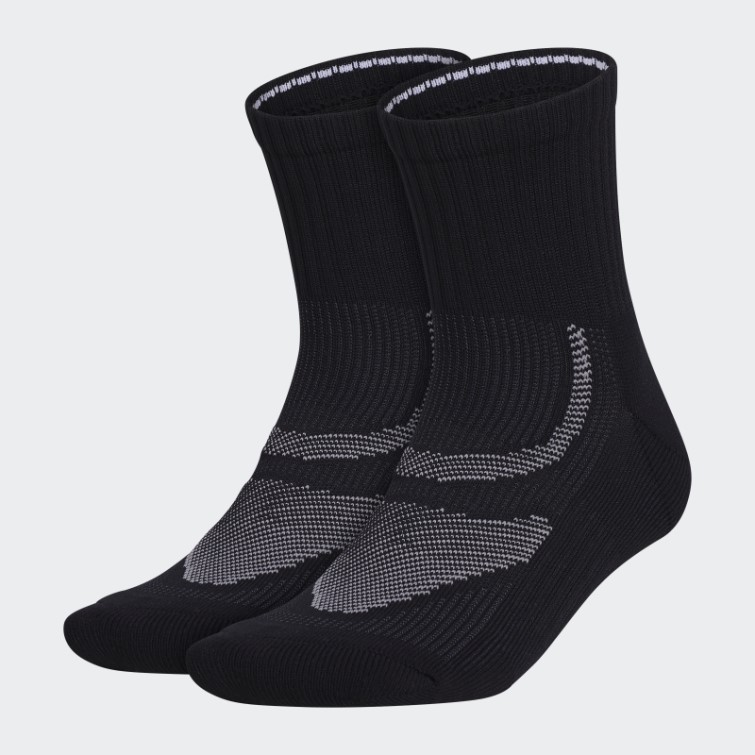 Chaussettes Mi-mollet Superlite Performance 2 Paires Adidas Noir