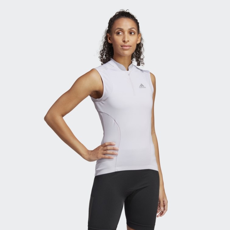 Argent Aube Le Haut De Cyclisme Sans Manches Adidas