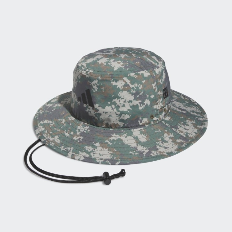 Chapeau à Large Bord Imprimé Camouflage Adidas