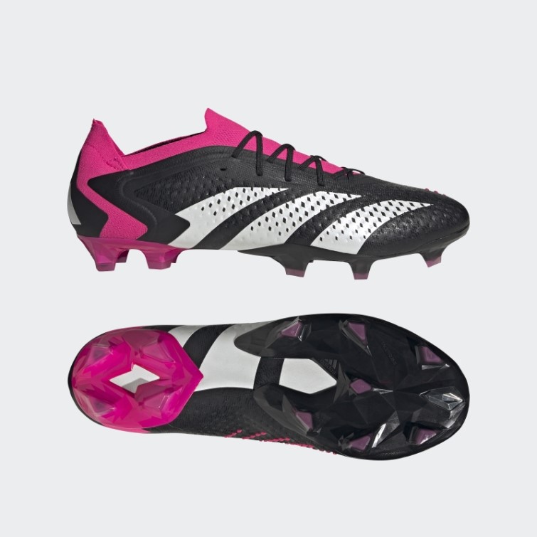 Adidas Predator Precision.1 Bottes Basses Pour Terrain Sec Noir
