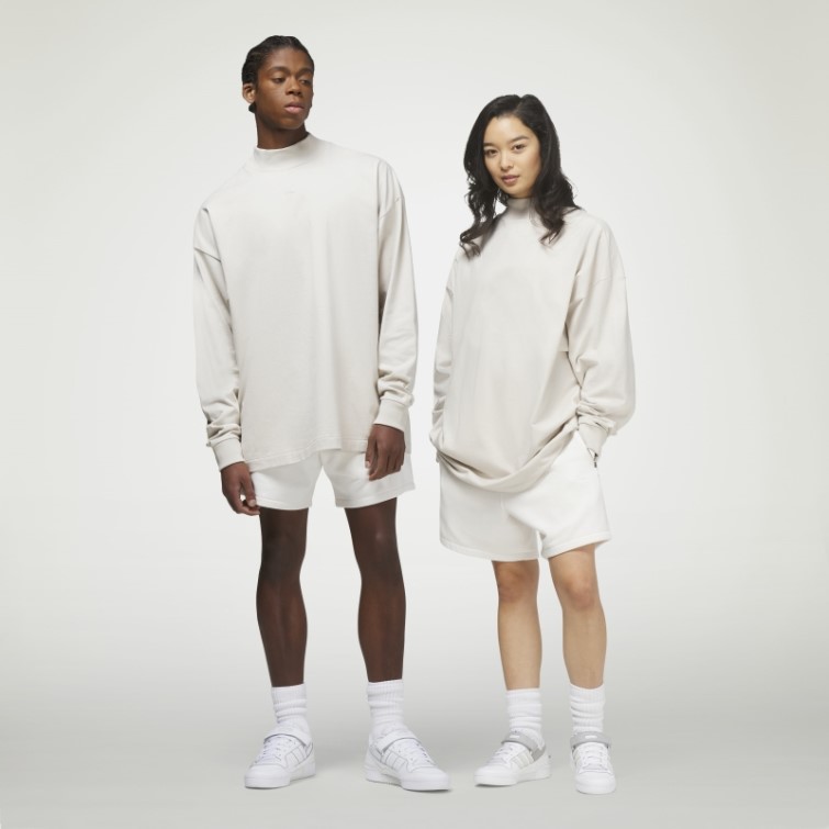Adidas Basketball T-shirt à Manches Longues En Aluminium Chaud