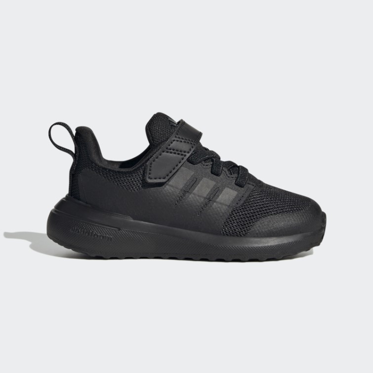 Adidas Fortarun 2.0 Cloudfoam Elastic Lace Carbone Top Strap Shoes