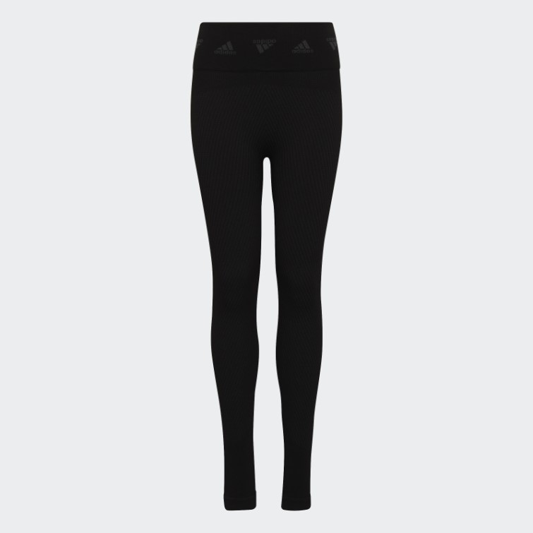 Collant D'entraînement Sans Couture Adidas Aeroknit Noir
