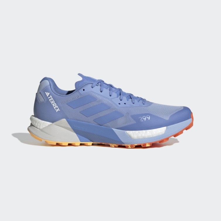 Bleu Aube Adidas Terrex Agravic Ultra Trail Chaussures De Course