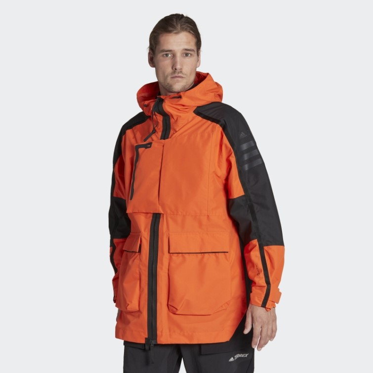 Veste De Ville Terrex Xploric Rain.rdy Adidas Orange