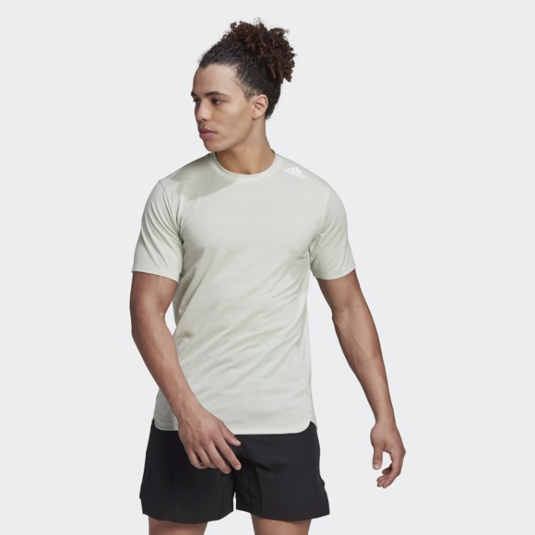Adidas T-shirt Conçu Pour L'entraînement Vert