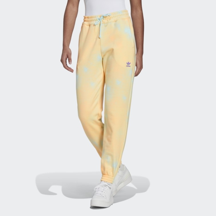 Pantalon De Jogging Bleu Imprimé à Revers Adidas