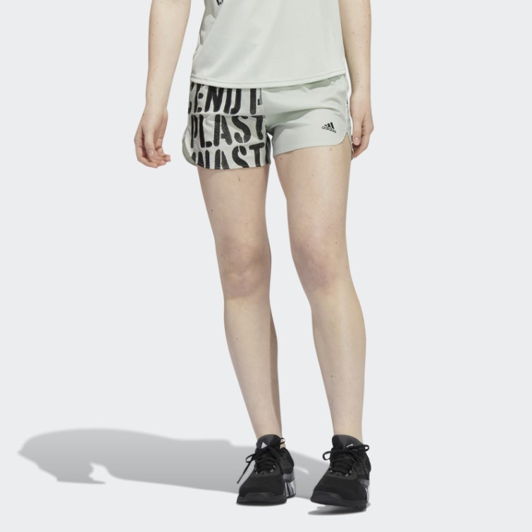 élégant Short De Course Adidas Run Fast Avec Slip Intérieur Vert