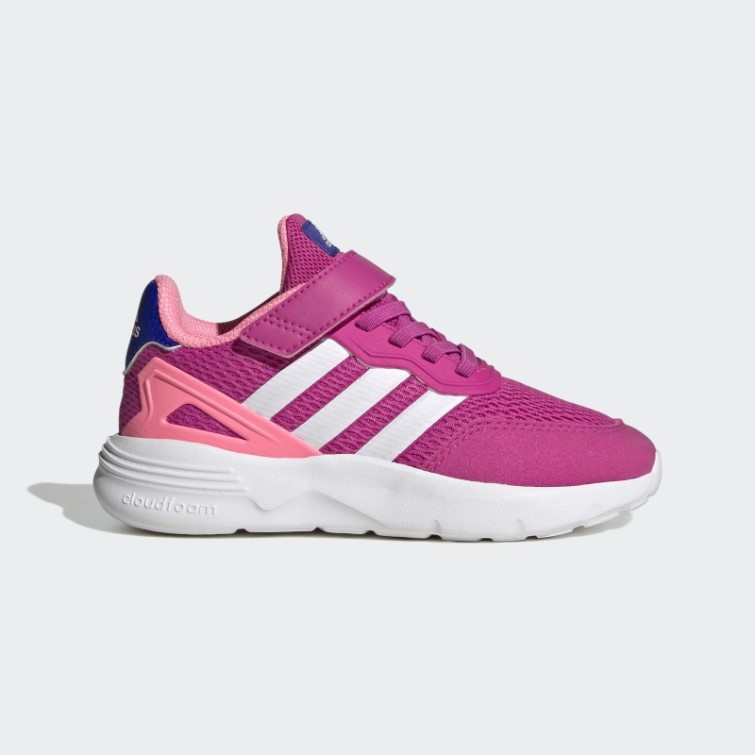 Fuchsia/blanc