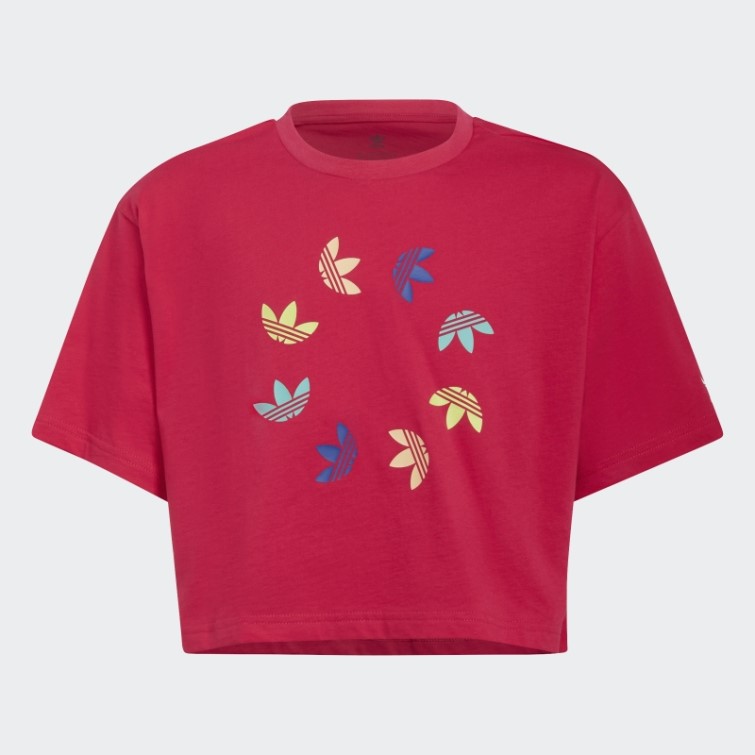 Adidas Crop Top Adicolor Rose Vif