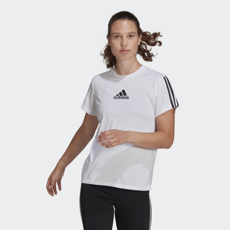 Aeroready Made For Training Tee-shirt Au Toucher Coton Adidas Blanc