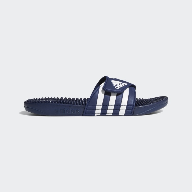 Adidas Claquettes Adissage Bleu Foncé