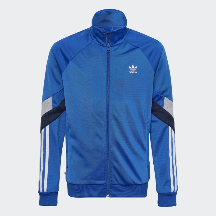 Haut De Survêtement Adidas Bleu