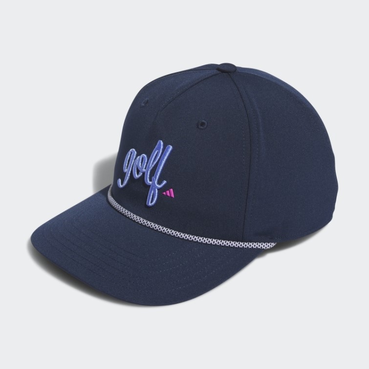 Adidas Casquette De Golf Bleu Marine à Cinq Panneaux