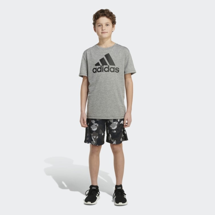 Short Adidas Core Camo Noir Imprimé Sur L'ensemble