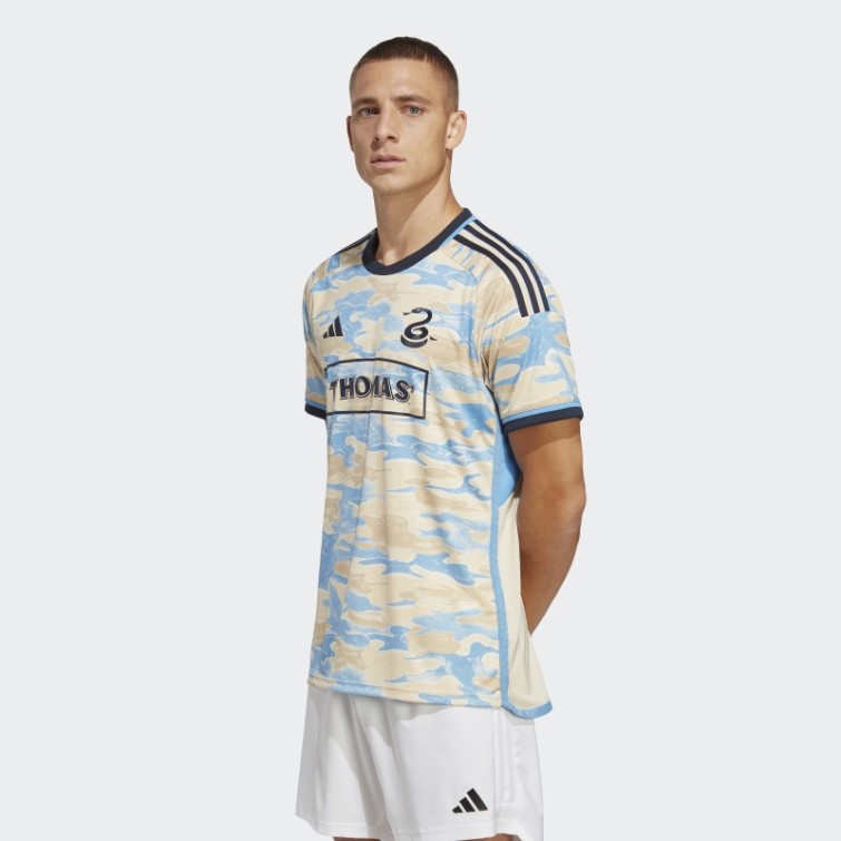 Maillot Adidas Philadelphia Union 23/24 Extérieur Authentique Sable