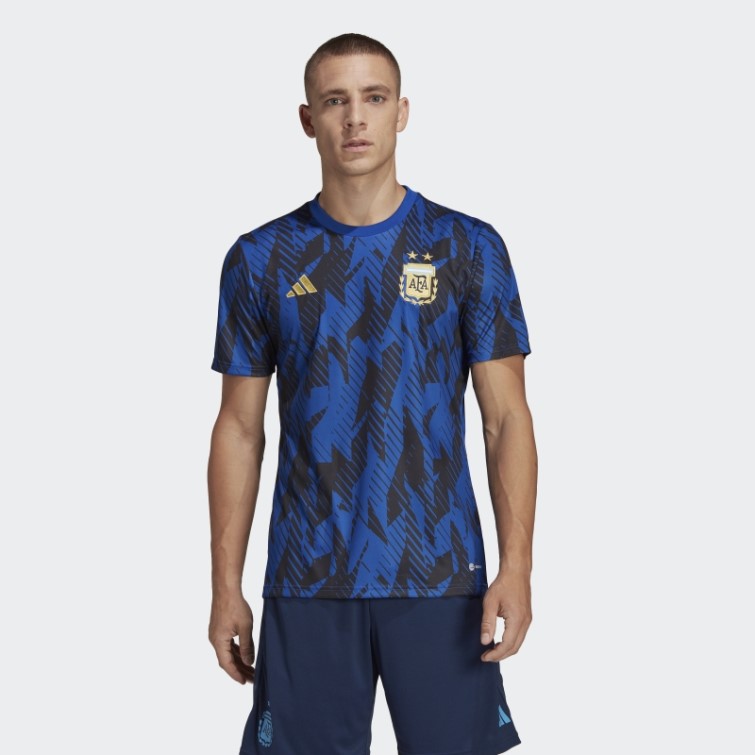 Adidas Maillot Pré-match Argentine Bleu Royal