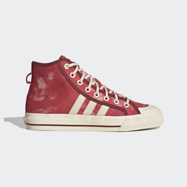 Adidas Nizza Hi Rf Chaussures Rouge