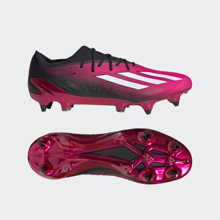 Bottes X Speedportal.1 Soft Ground Adidas Rose