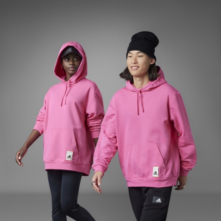 Sweat à Capuche Magenta Saint Valentin Adidas