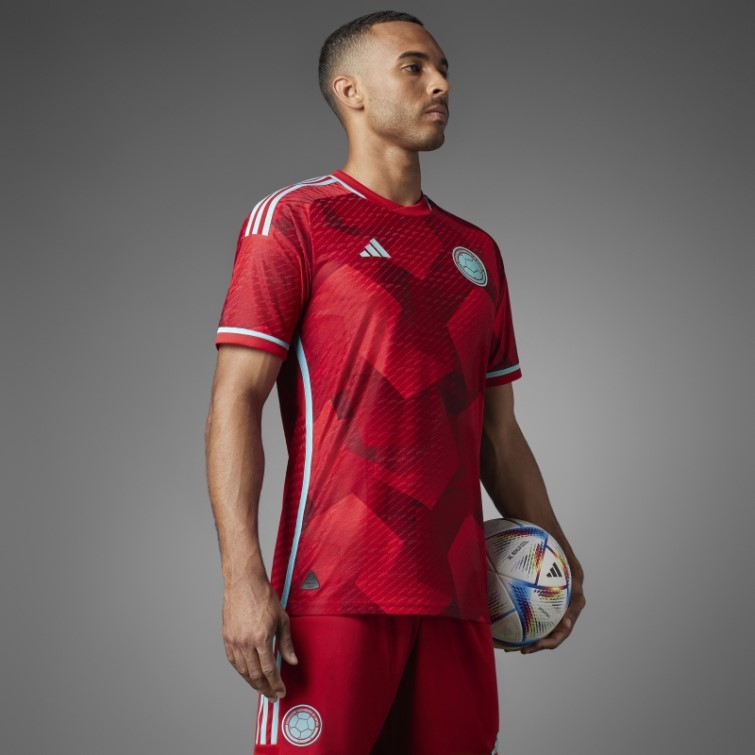 Maillot Colombia 22 Away Authentique Rouge Adidas