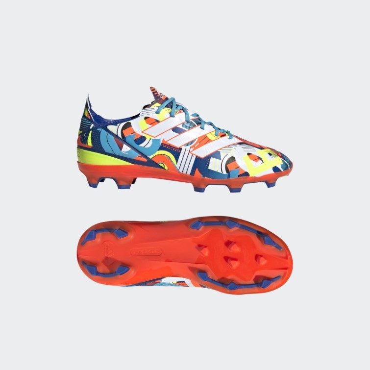 Crampons De Football Pour Terrain Ferme Adidas Gamemode Cyan