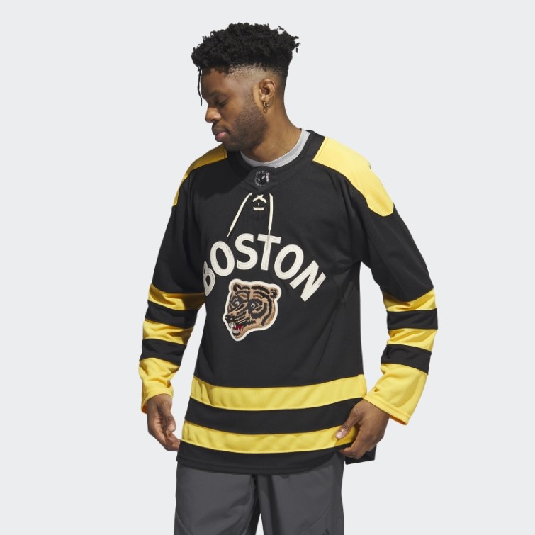 Maillot Bruins Authentique Hiver Classique Wordmark Adidas