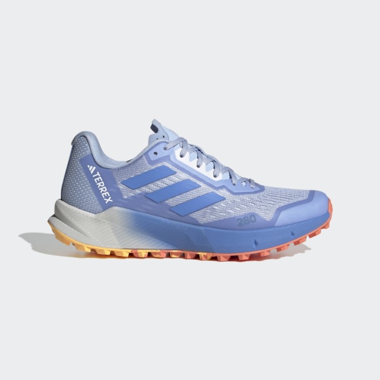 Adidas Aube Terrex Agravic Flow 2.0 Chaussures De Course Sur Sentier Bleu