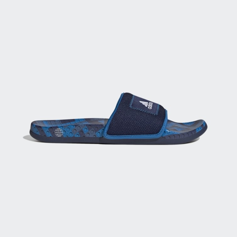 Adidas Adilette Comfort X Lego Slides Bleu Foncé Chaud