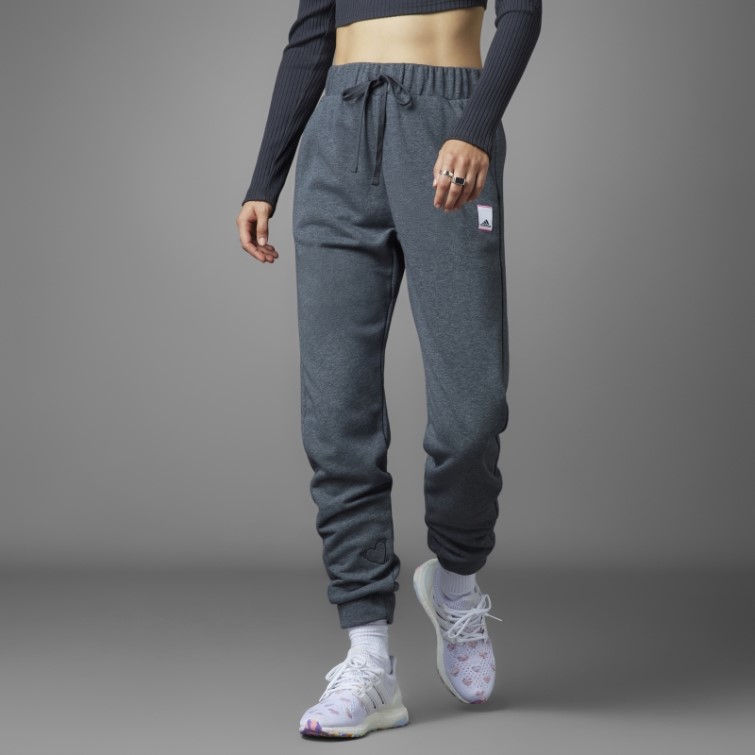 Adidas Pantalon Saint Valentin Chiné Gris Foncé