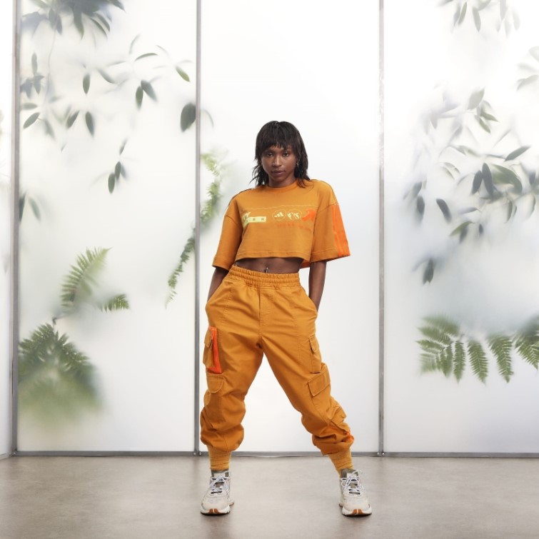 T-shirt Court Adidas Focus Orange
