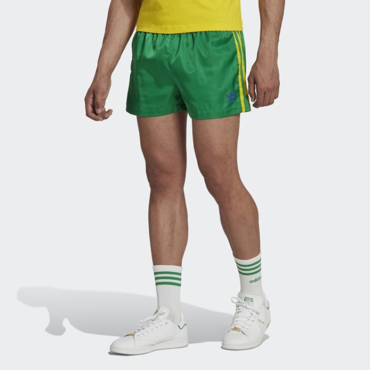Adidas Short Tissé Vert