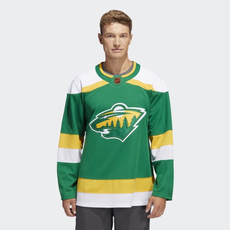 Adidas Maillot Wild Authentique Reverse Wordmark Vert Moyen