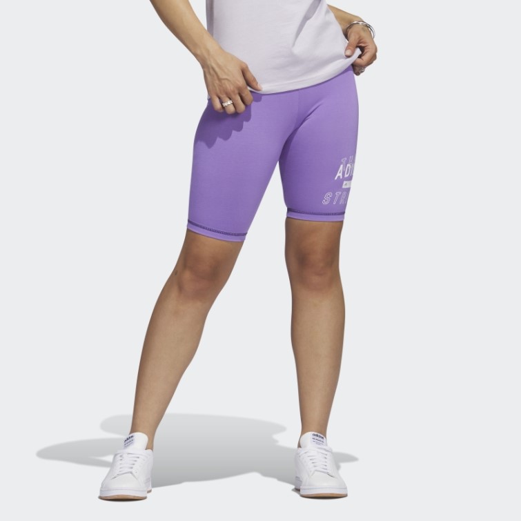 Short De Vélo Adidas Sport Statement Violet