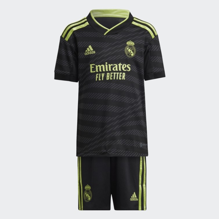 Mini Kit Adidas Real Madrid 22/23 Noir