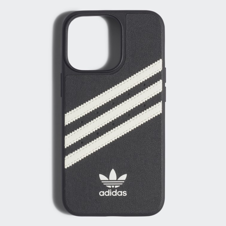Adidas Noir Ou Coque Moulée En Pu Pour Iphone 13/13 Pro Mode
