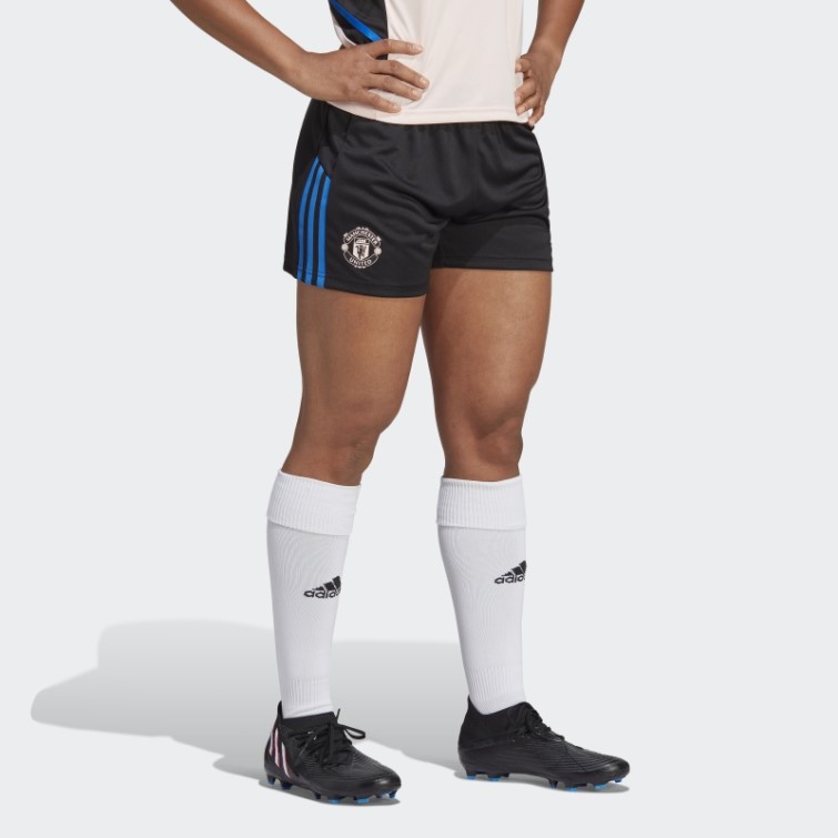 Short D'entrainement Manchester United Condivo 22 Adidas Noir