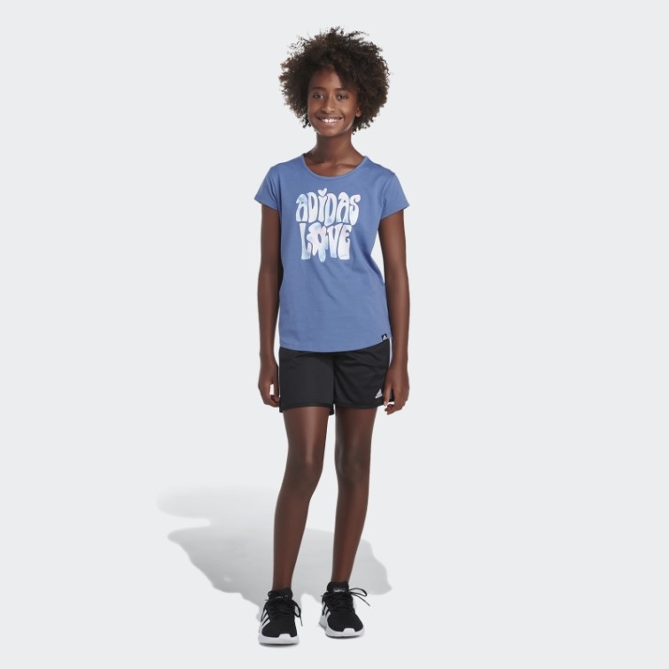 Adidas Scoop Tee Bleu