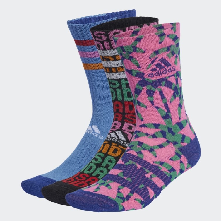 Adidas X Farm Rio Crew Chaussettes 3 Paires Multicolore Mode