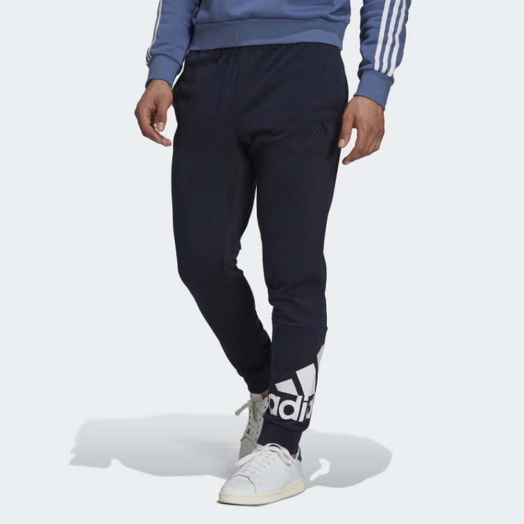 Pantalon Essentiel En Molleton à Logo Et Chevilles Fuselées Adidas Ink