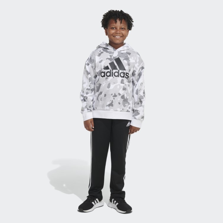 Sweat à Capuche Camo Allover Print (taille Allongée) Blanc Adidas