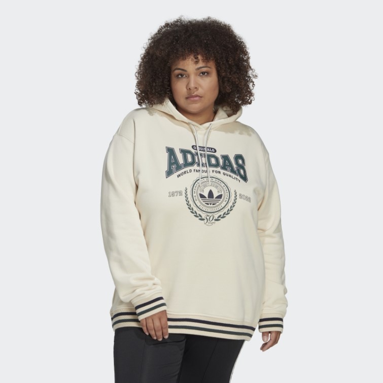 Sweat à Capuche Adidas Originals Class Of 72 Blanc (taille Plus)