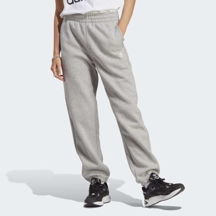 Adidas Pantalon De Jogging En Molleton Essentials Gris Moyen Mode