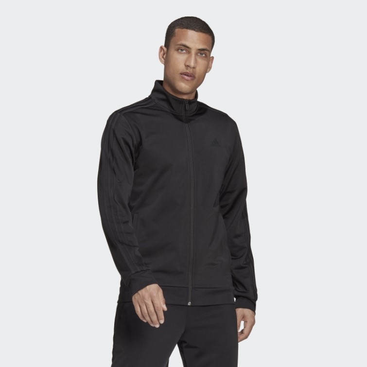 Veste De Survêtement Essentials Warm-up 3 Bandes Noir Adidas