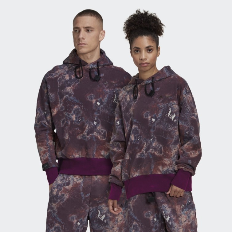 Sweat à Capuche Parley Kaki Foncé Moyen (non Genré) Adidas