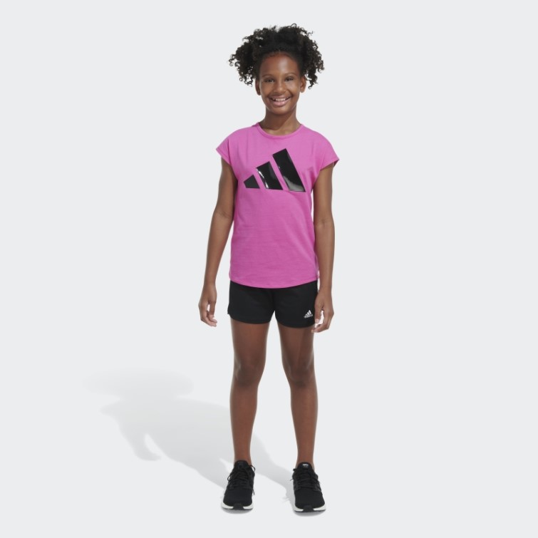 T-shirt Essentiel Ss Fuchsia Adidas