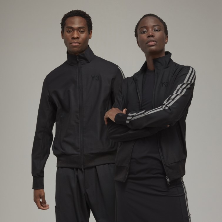 Adidas Y-3 3-stripes Haut De Survêtement En Laine Raffinée Chaud