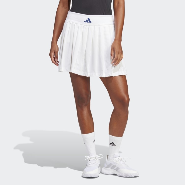 Jupe Plissée Clubhouse Premium Classic Tennis Blanc Adidas