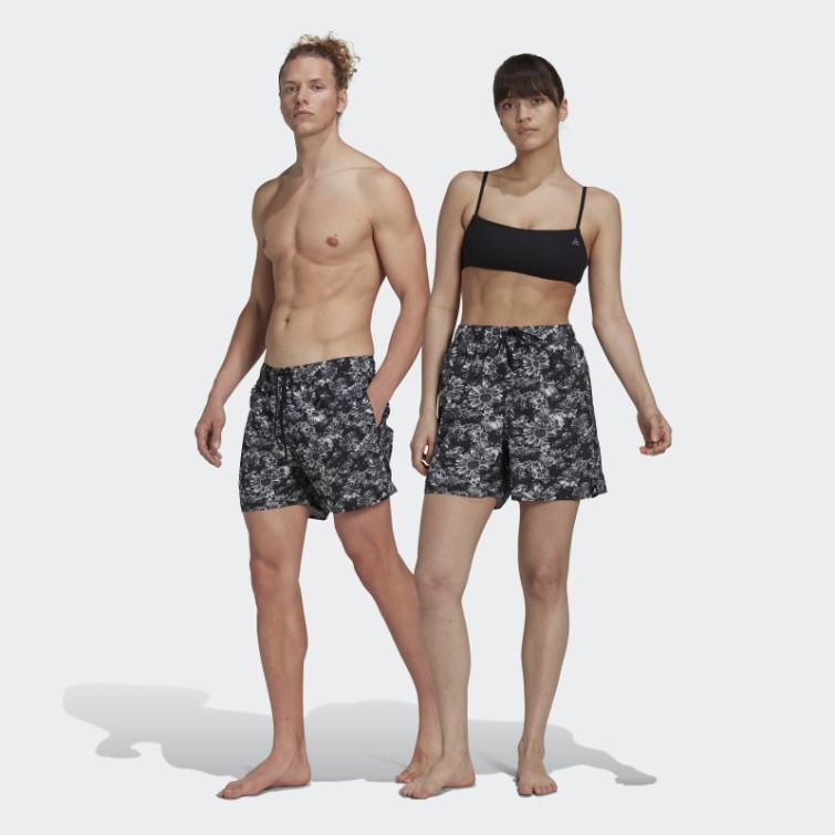 Short De Bain Graphique Court Adidas Noir (non Genré)